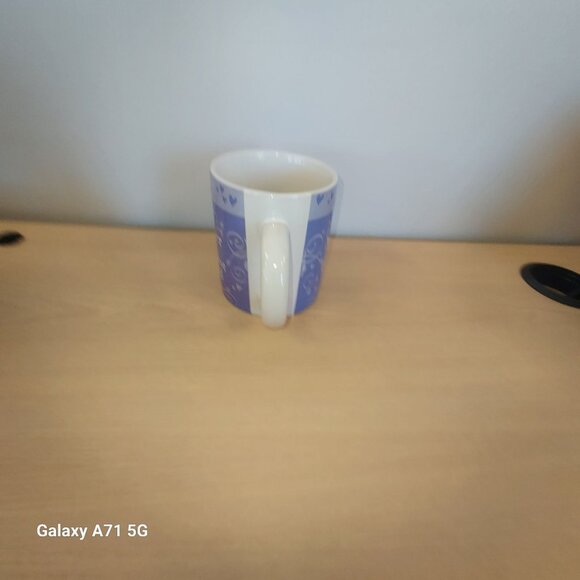 A Mother is a True Best Friend Purple With Hearts Cup Mug Tea Coffee Latte Espre - Picture 4 of 7